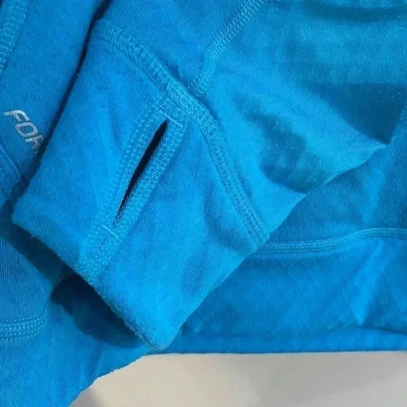[L] ADIDAS  Response WOMENS Teal/ Lime PULLOVER HOODIE - Picture 5 of 10